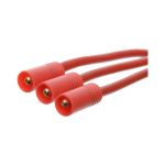 Konektor zlacený 3.5mm 3-pin samec s kabelem 14AWG 10cm