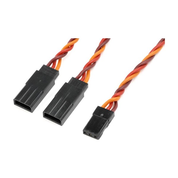 Kabel serva Y kroucený JR HD 22AWG 30cm