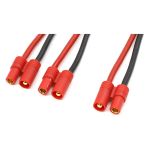 Kabel Y sériový 3.5mm zlacený 14AWG 12cm