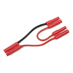 Kabel Y sériový 4.0mm zlacený 14AWG 12cm