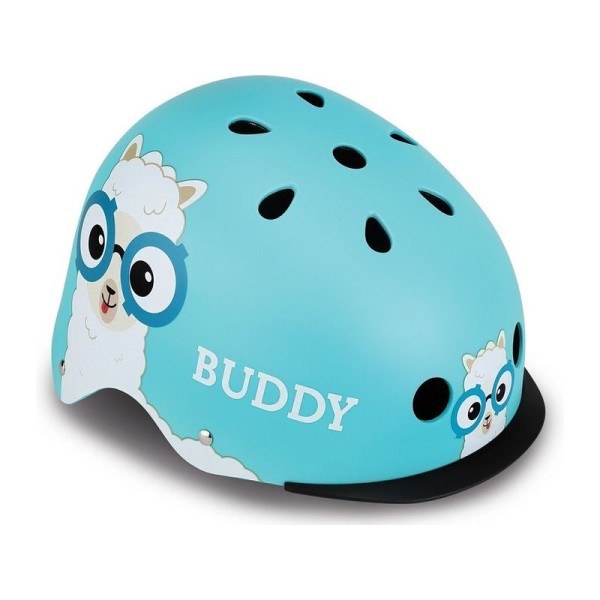 Globber - Dětská přilba Elite Lights Sky Blue Buddy XS/S