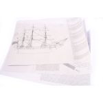 MINI MAMOLI U.S.S. Constitution 1:330 kit