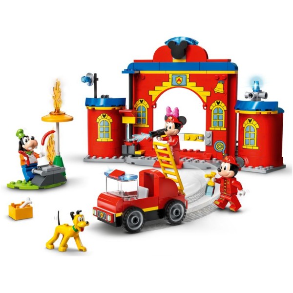 LEGO Disney- Hasičská stanice a auto Mickeyho a přátel