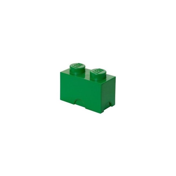 LEGO úložný box 125x250x180mm - tmavě zelený