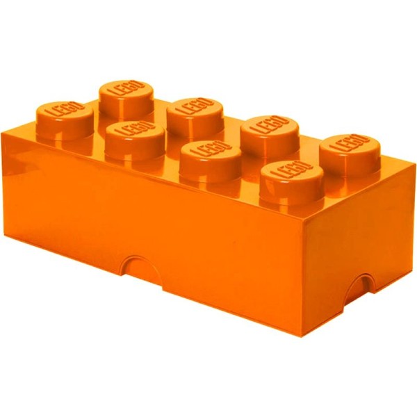 LEGO úložný box 250x500x180mm - oranžový