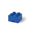 LEGO úložný box s šuplíkem 250x250x180mm - červený