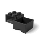 LEGO úložný box s šuplíkem 250x250x180mm - červený