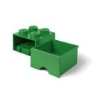 LEGO úložný box s šuplíkem 250x250x180mm - bílý