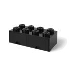 LEGO úložný box s šuplíky 250x500x180mm - červený