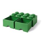 LEGO úložný box s šuplíky 250x500x180mm - červený