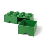 LEGO úložný box s šuplíky 250x500x180mm - červený