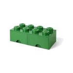 LEGO úložný box s šuplíky 250x500x180mm - červený