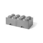 LEGO úložný box s šuplíky 250x500x180mm - červený