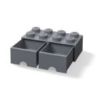 LEGO úložný box s šuplíky 250x500x180mm - červený