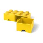 LEGO úložný box s šuplíky 250x500x180mm - bílý