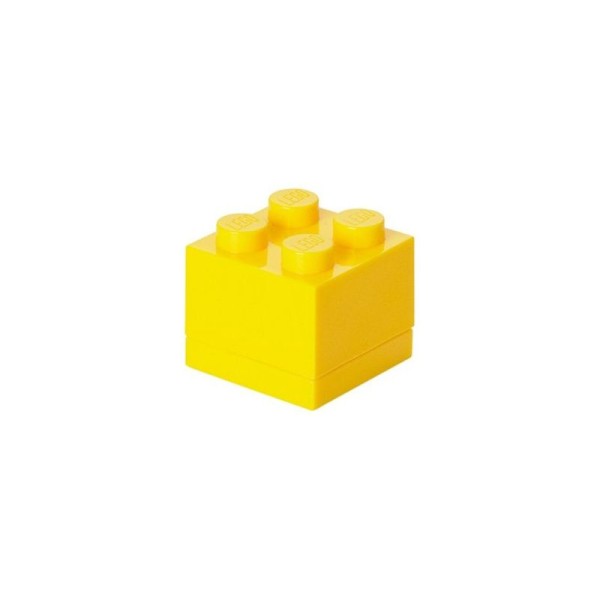 LEGO mini box 46x46x43mm - žlutý