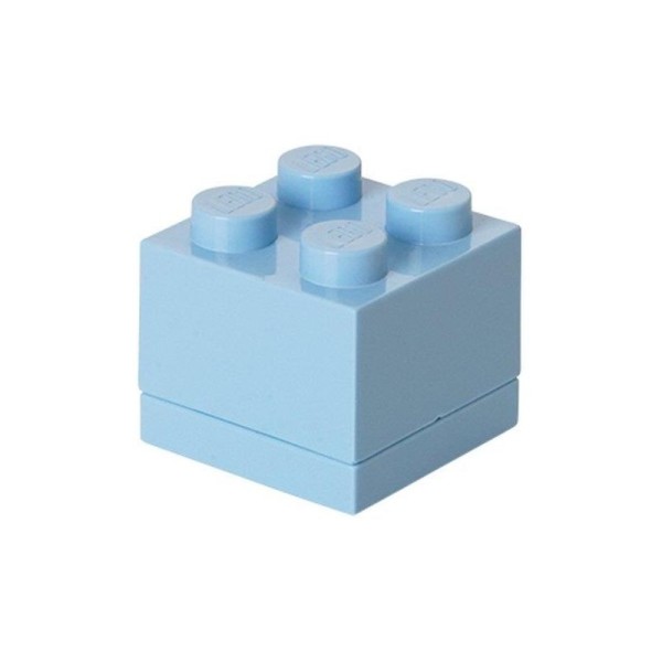 LEGO mini box 46x46x43mm - světle modrý