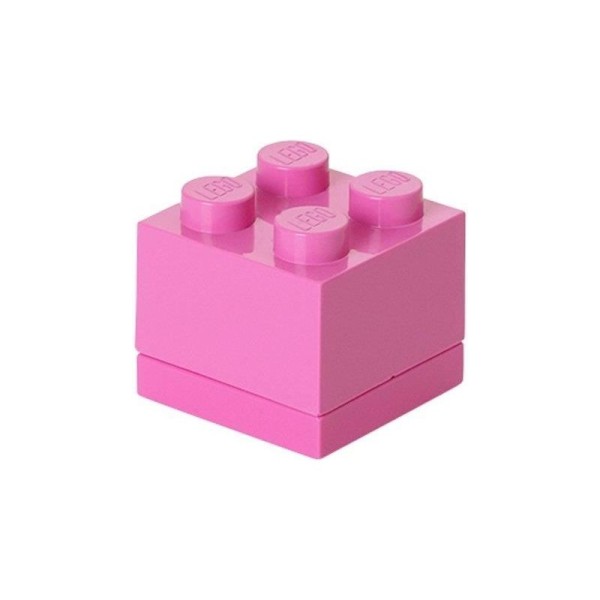 LEGO mini box 46x46x43mm - růžový