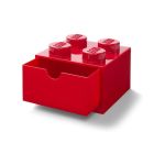 LEGO stolní box 4 se zásuvkou černý