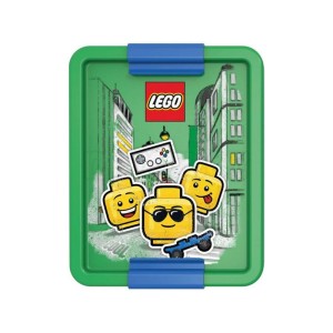 LEGO box na svačinu 170x135x69mm - Iconic Boy modrý