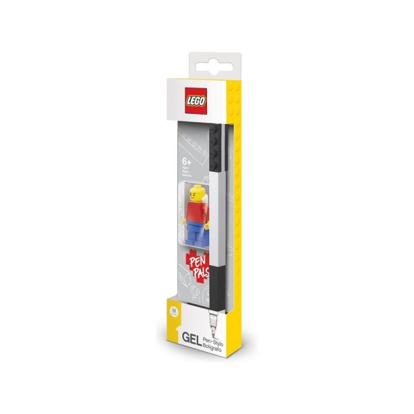 LEGO Gelové pero s minifigurkou černé