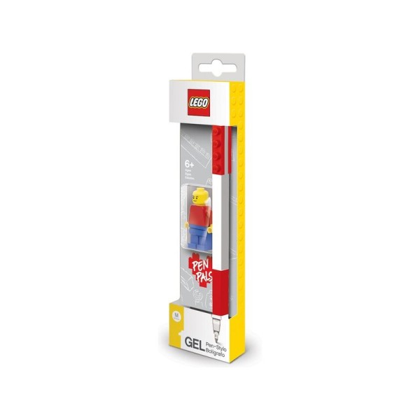 LEGO Gelové pero s minifigurkou červené