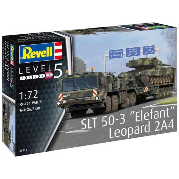 Revell SLT 50-3 Elefant a Leopard 2A4 (1:72)