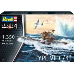 Revell německá ponorka Type VII C/41 (1:350)