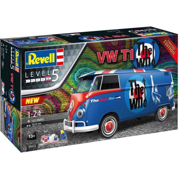 Revell Volkswagen T1 The Who (1:24) (giftset)