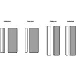 Modelcraft flexibilní brousítko 90x19x12mm (P60, P100, P240, P400, P600, P1000)