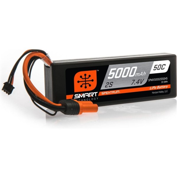 Spektrum Smart LiPo 7.4V 5000mAh 50C HC IC5