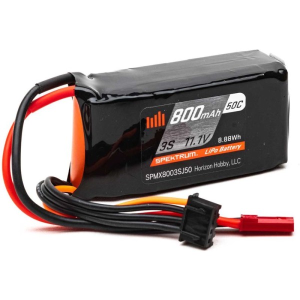 Spektrum LiPo 11.1V 800mAh 50C JST