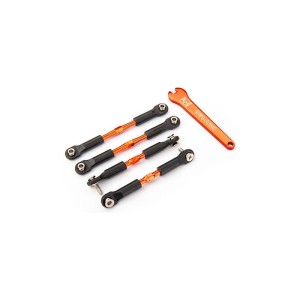 Traxxas ojnička 39/49mm hliníková oranžová (2+2)