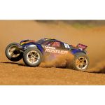 Traxxas Nitro Rustler 1:10 RTR stříbrno-modrý