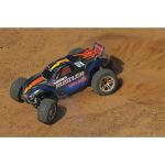 Traxxas Nitro Rustler 1:10 RTR stříbrno-modrý