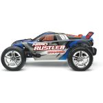 Traxxas Nitro Rustler 1:10 RTR stříbrno-modrý