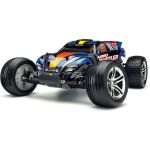 Traxxas Nitro Rustler 1:10 RTR stříbrno-modrý