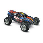 Traxxas Nitro Rustler 1:10 RTR stříbrno-modrý