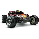 Traxxas Nitro Rustler 1:10 RTR stříbrno-modrý