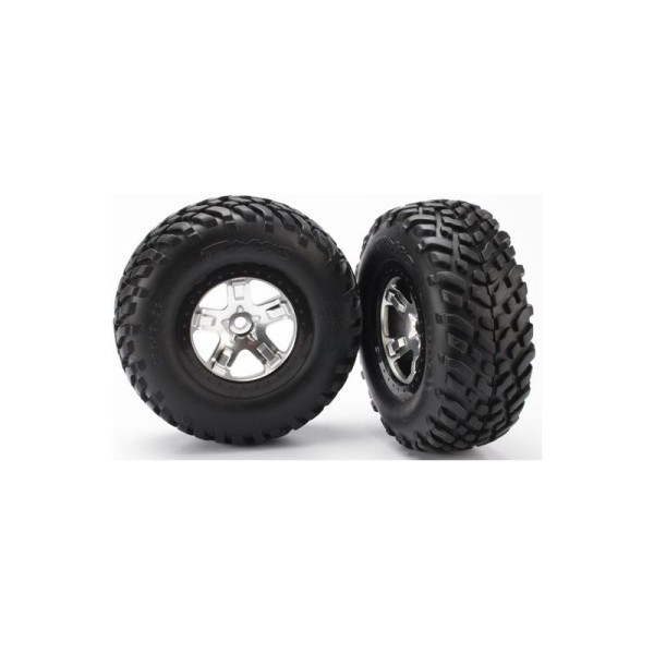 Traxxas kolo 2.2/3.0”, disk SCT saténový-černý, pneu SCT (2)