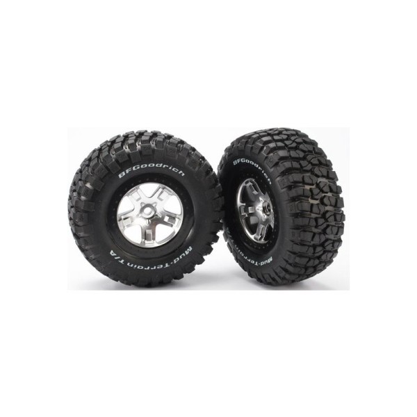 Traxxas kolo 2.2/3.0”, disk SCT saténový-černý, pneu KM2 (2)