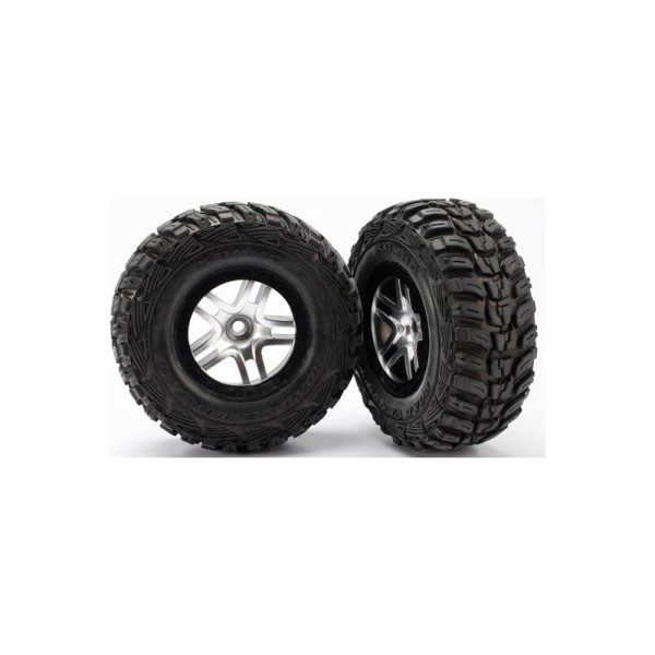 Traxxas kolo 2.2/3.0”, disk SCT Split-Spoke saténový-černý, pneu Kumho S1 (2) (2WD přední)