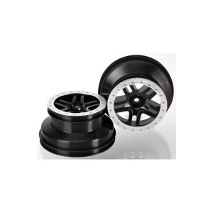 Traxxas disk 2.2/3.0” SCT Split-Spoke černý-saténový (2)