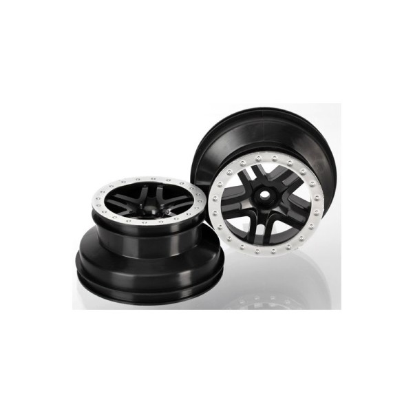 Traxxas disk 2.2/3.0” SCT Split-Spoke černý-saténový (2)