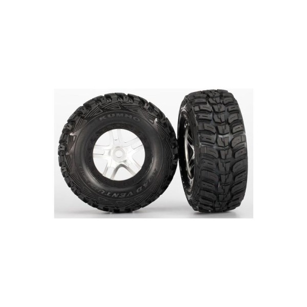 Traxxas kolo 2.2/3.0”, disk SCT Split-Spoke saténový-černý, pneu Kumho S1 (2)