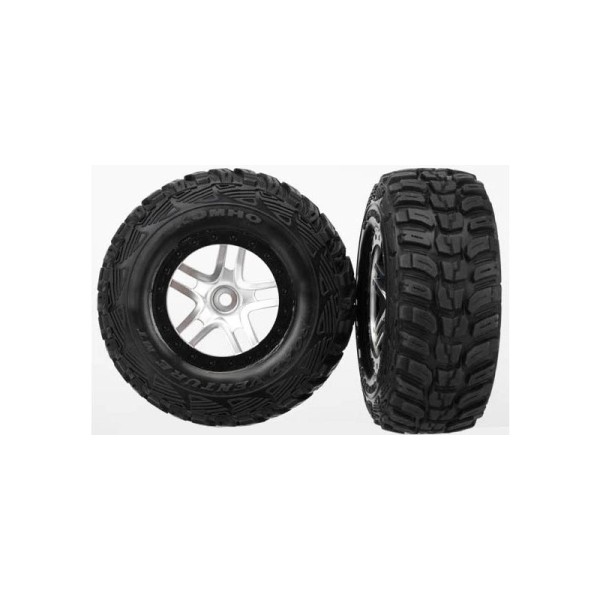 Traxxas kolo 2.2/3.0”, disk SCT Split-Spoke saténový-černý, pneu Kumho S1 (2)