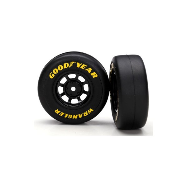 Traxxas kolo 1.9”, disk 8-spoke černý, pneu Goodyear Wrangler (2)