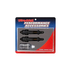 Traxxas tlumič GTR long hliník/PTFE, pístnice TiN (2)