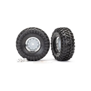 Traxxas kolo 1.9”, disk chromovaný, pneu Canyon Trail (2) (pro #8255A)