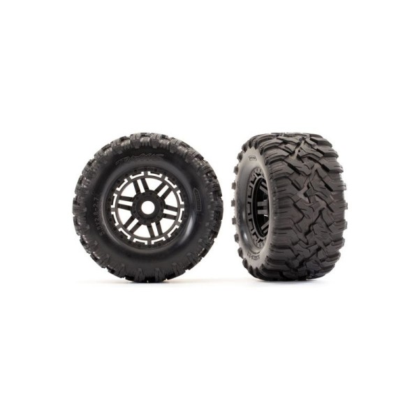 Traxxas kolo 2.8”, pneu Maxx All-Terrain, disk černý (2)